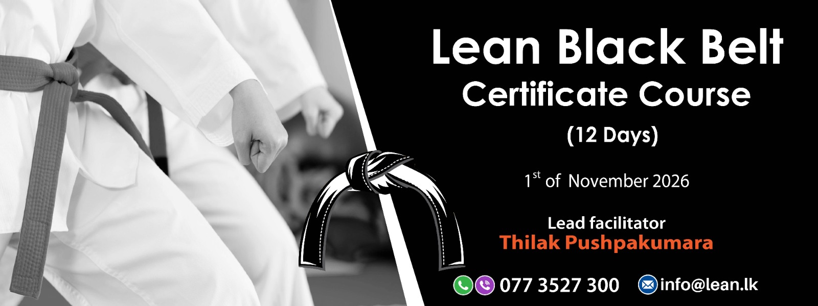 Lean Black Belt Certificate Course